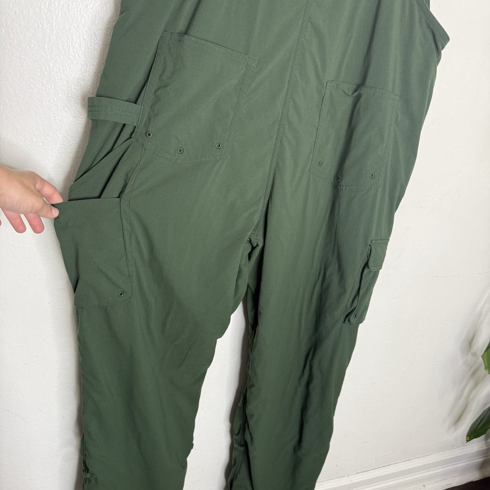 Duluth Trading Heirloom Gardening Lined Green Bib Overalls Women's Large X 31 - Picture 7 of 15